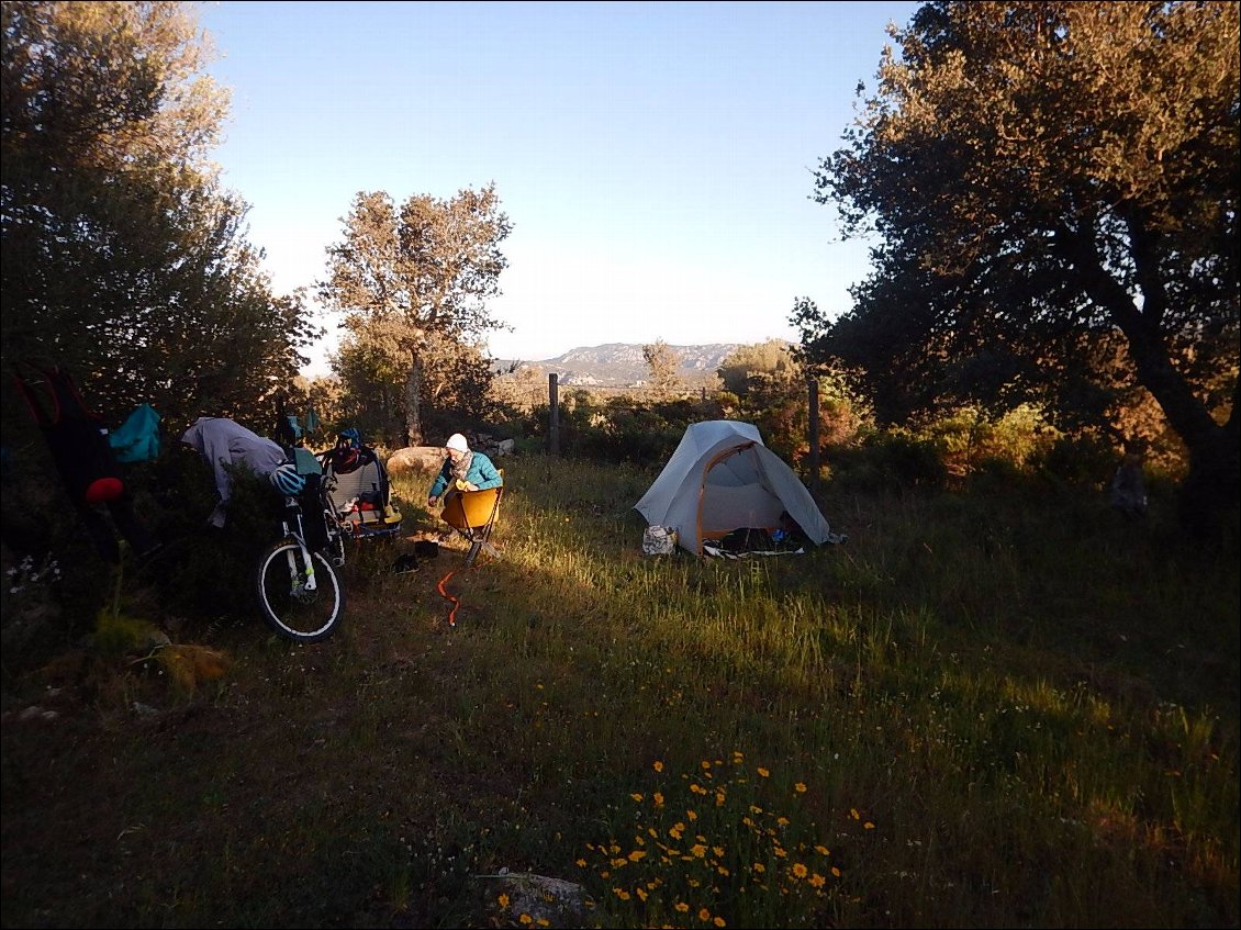 altitude environ 800m fraicheur du soir