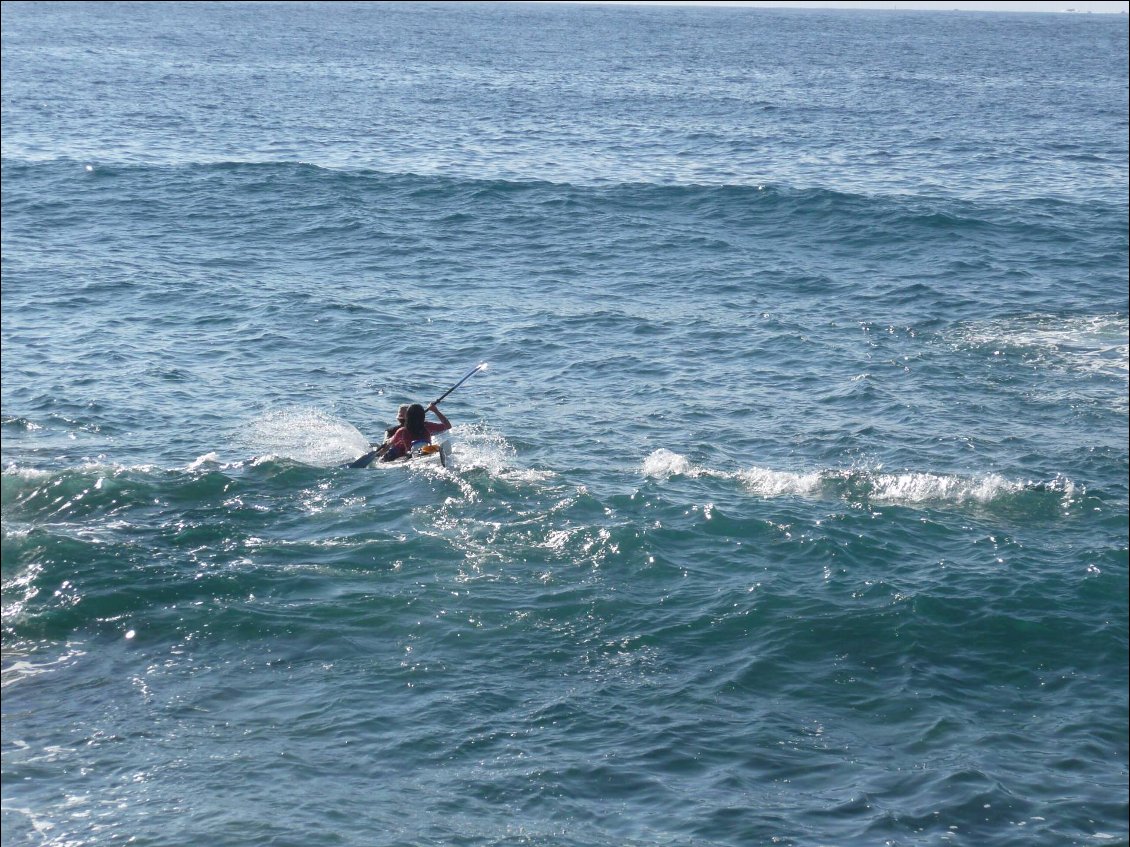 Passer la "barre" en quittant la plage