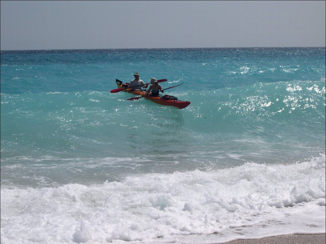 On prépare l'arrivée au surf !