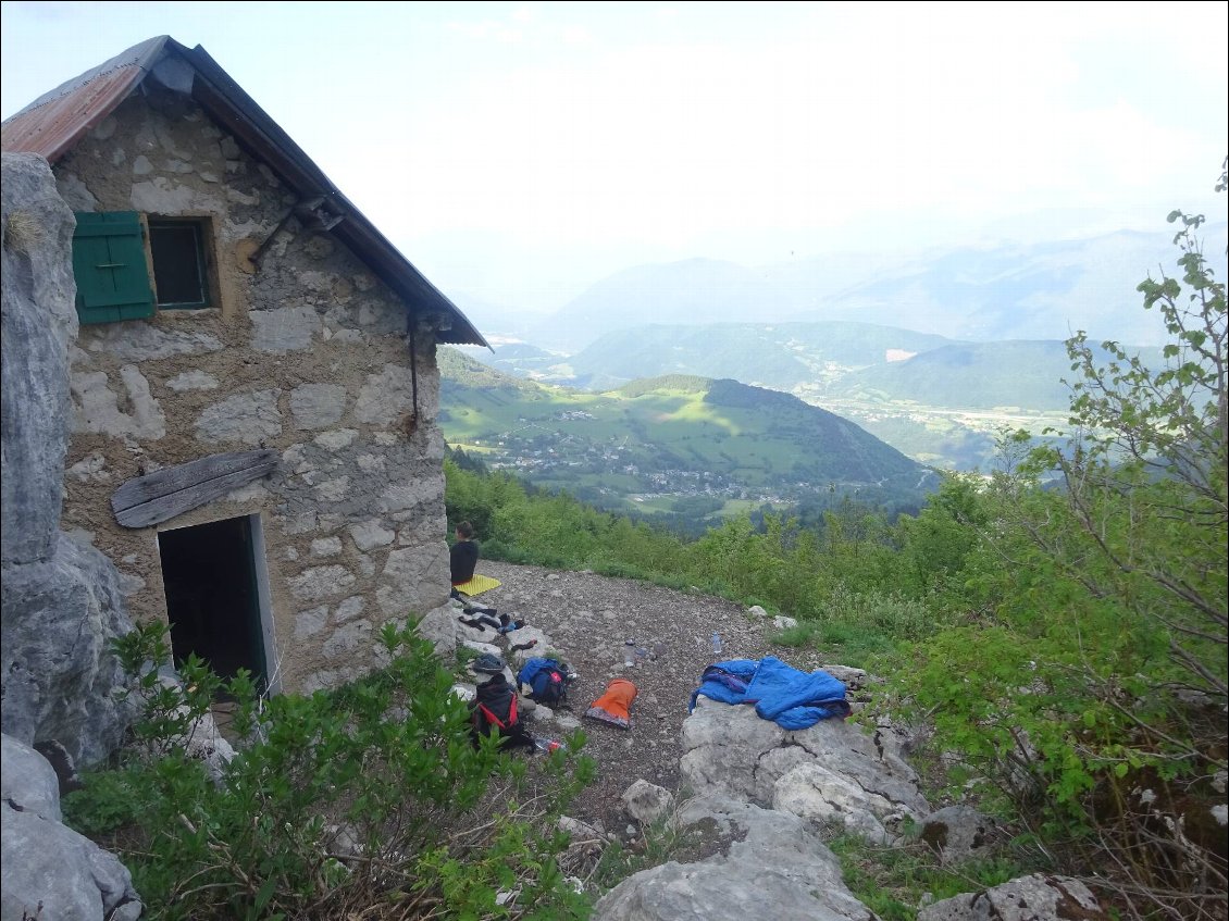 Cabane des Clos: pas d'eau à côté.