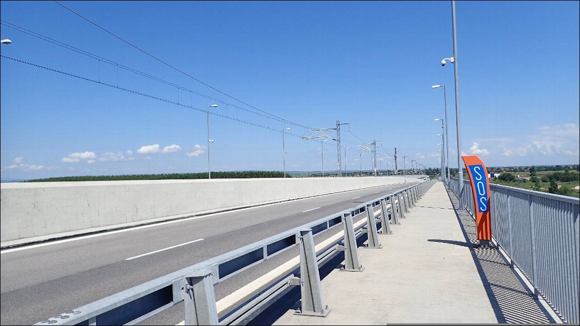 Le pont entre Bulgarie et Roumanie