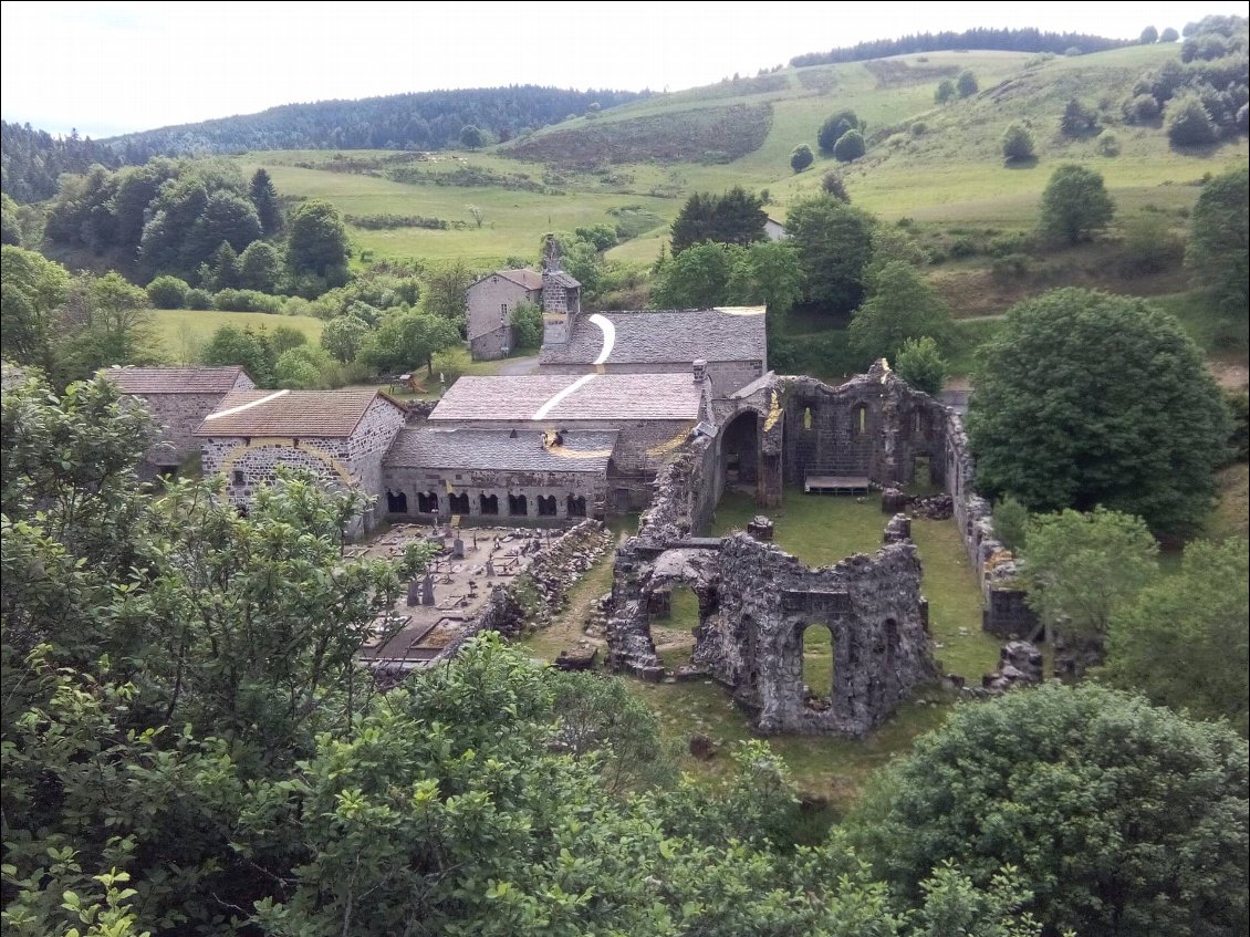 Peinture sur Mazan l'abbaye.