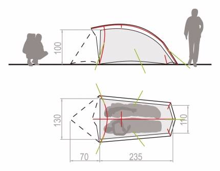 NOTE : nous avons mesuré :
Hauteur : 95cm (au lieu de 100cm)
Largeur au niveau de la tête : 125cm (au lieu de 130cm)
Profondeur : 225cm (au lieu de 235cm)