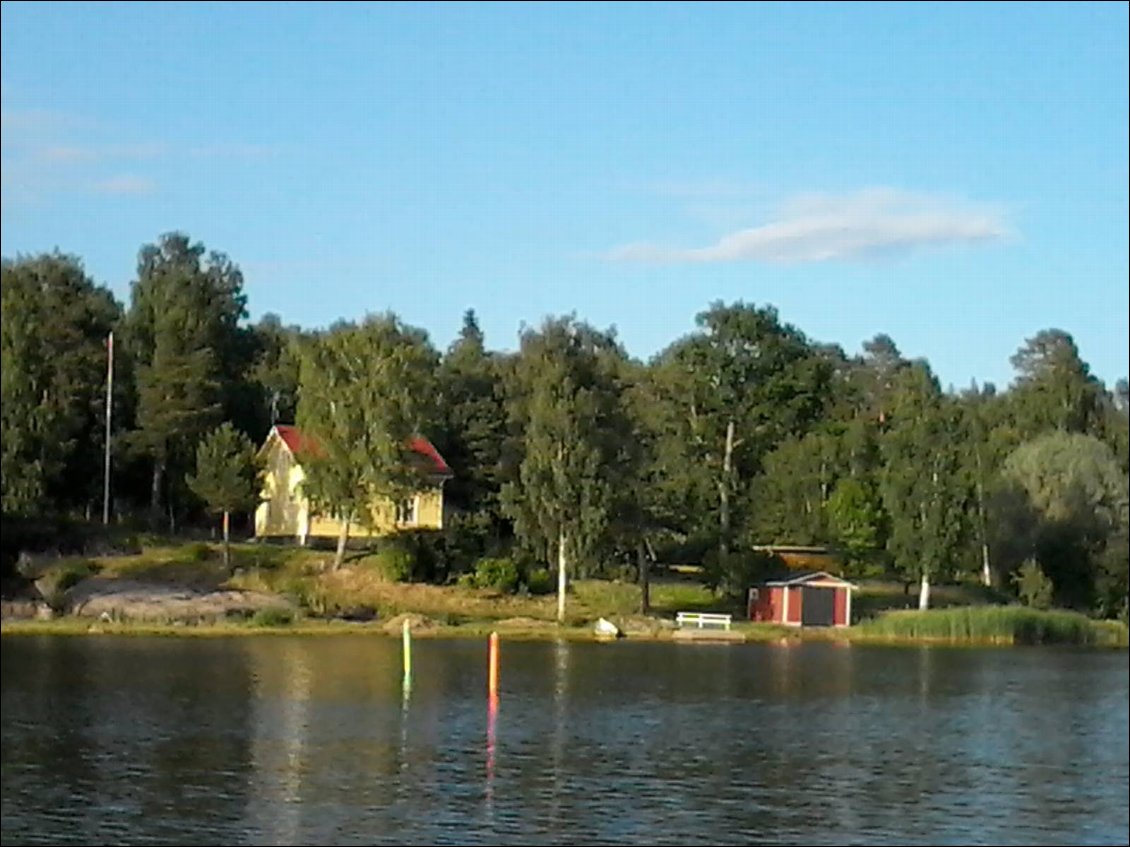 Lumière du soir à Kustavi.