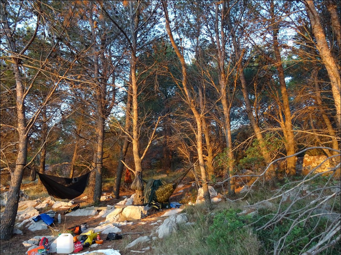 Joli petit bivouac