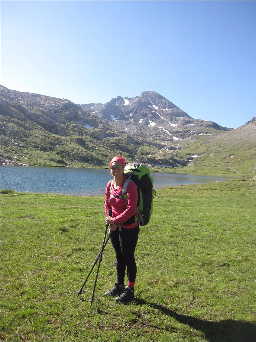 Départ du Lac Foréant avec le Pain de sucre en objectif