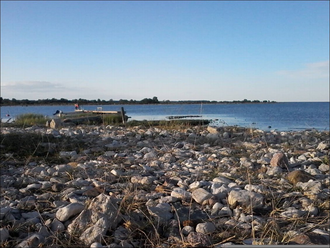 L'eau est bonne en mer baltique (pas comme à l'Aber Wrac'h)