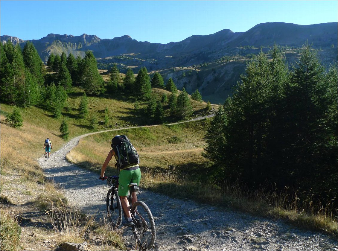 Arrivée dans le cirque du Morgon