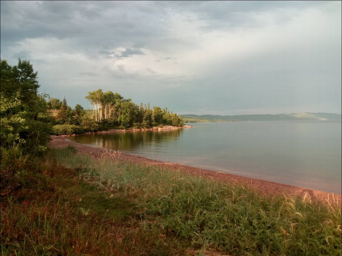 Et une banale aire de repos a fait office de plus beau lieu de bivouac jusqu'à présent