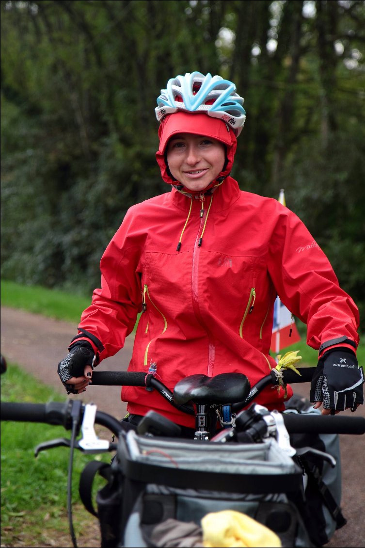 Au bord de la Loire, Sveta en mode pluie et froid!