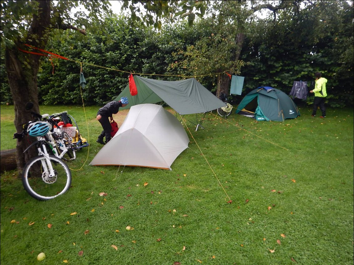 mini camping à TIEL, super accueil!