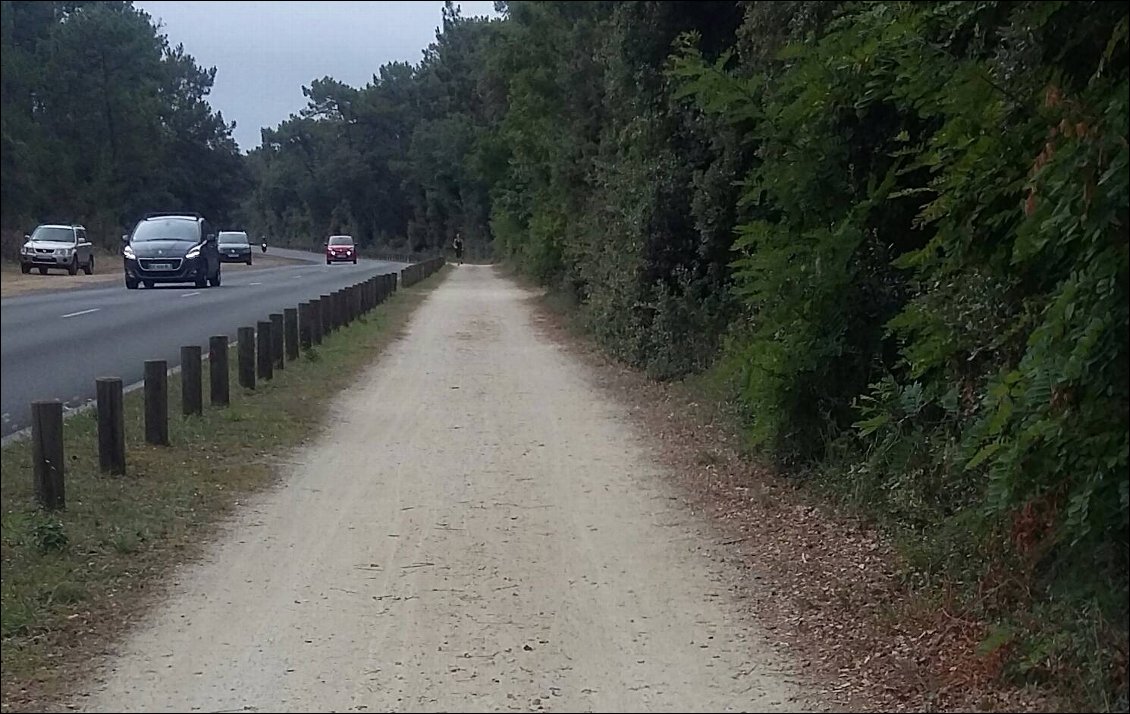 Pas très joyeux le long de la route  pour commencer la journée.