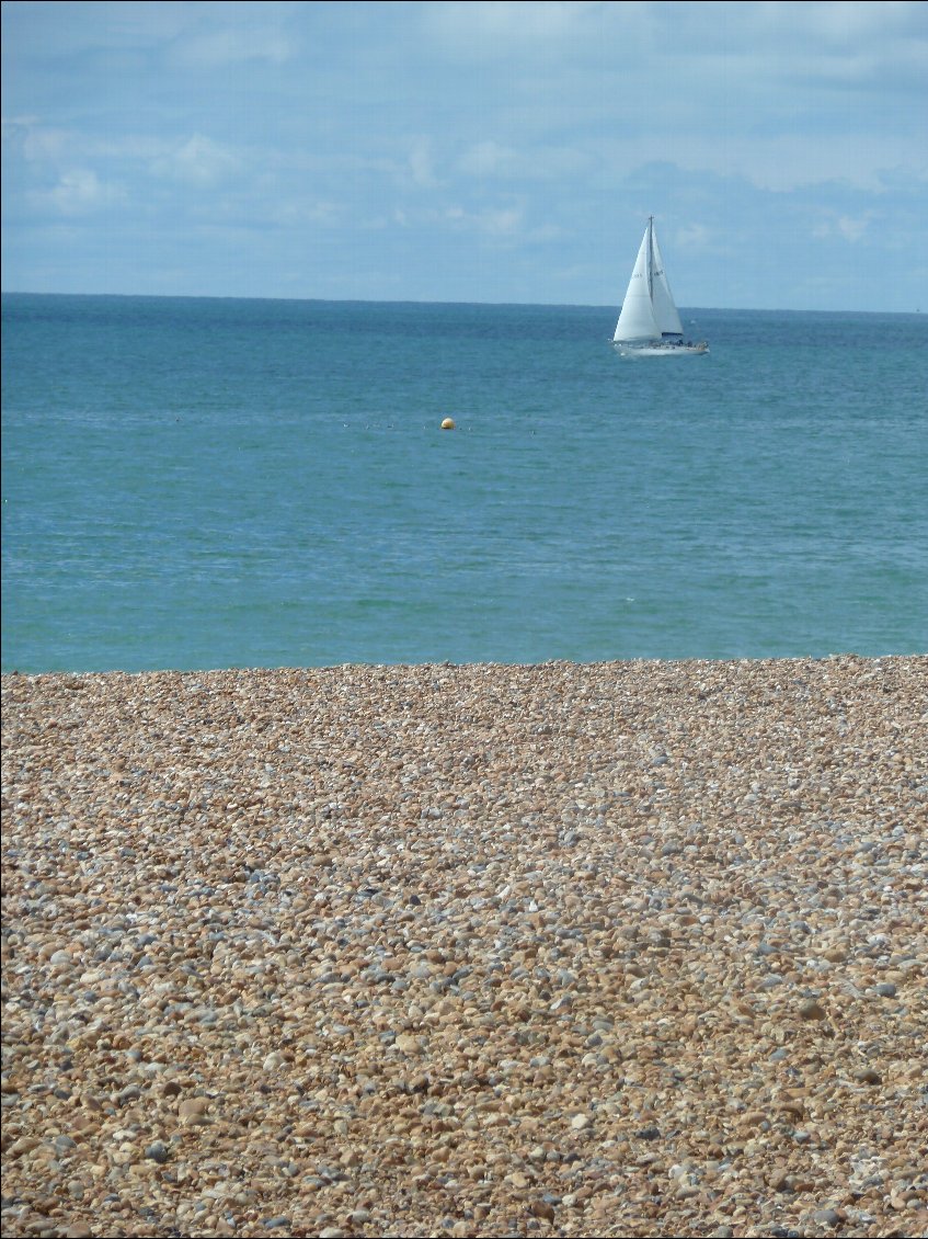 Plage de galets