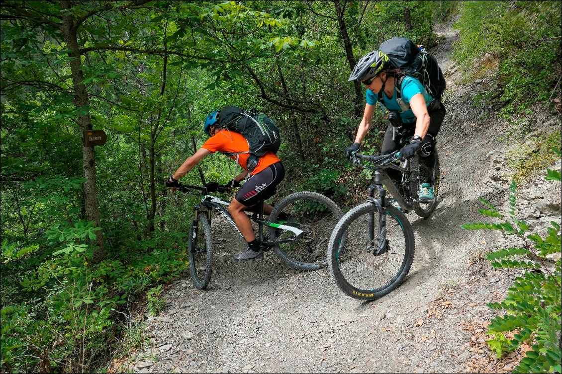 Descente ludique sur Guillestre.