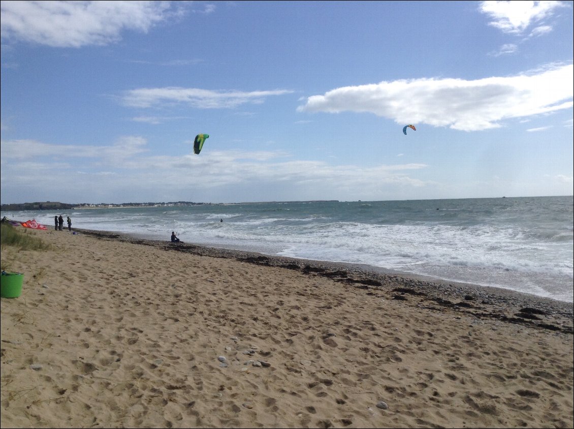 Arrivée à Saint Pierre de Quiberon, le paradis du Kitsurf !