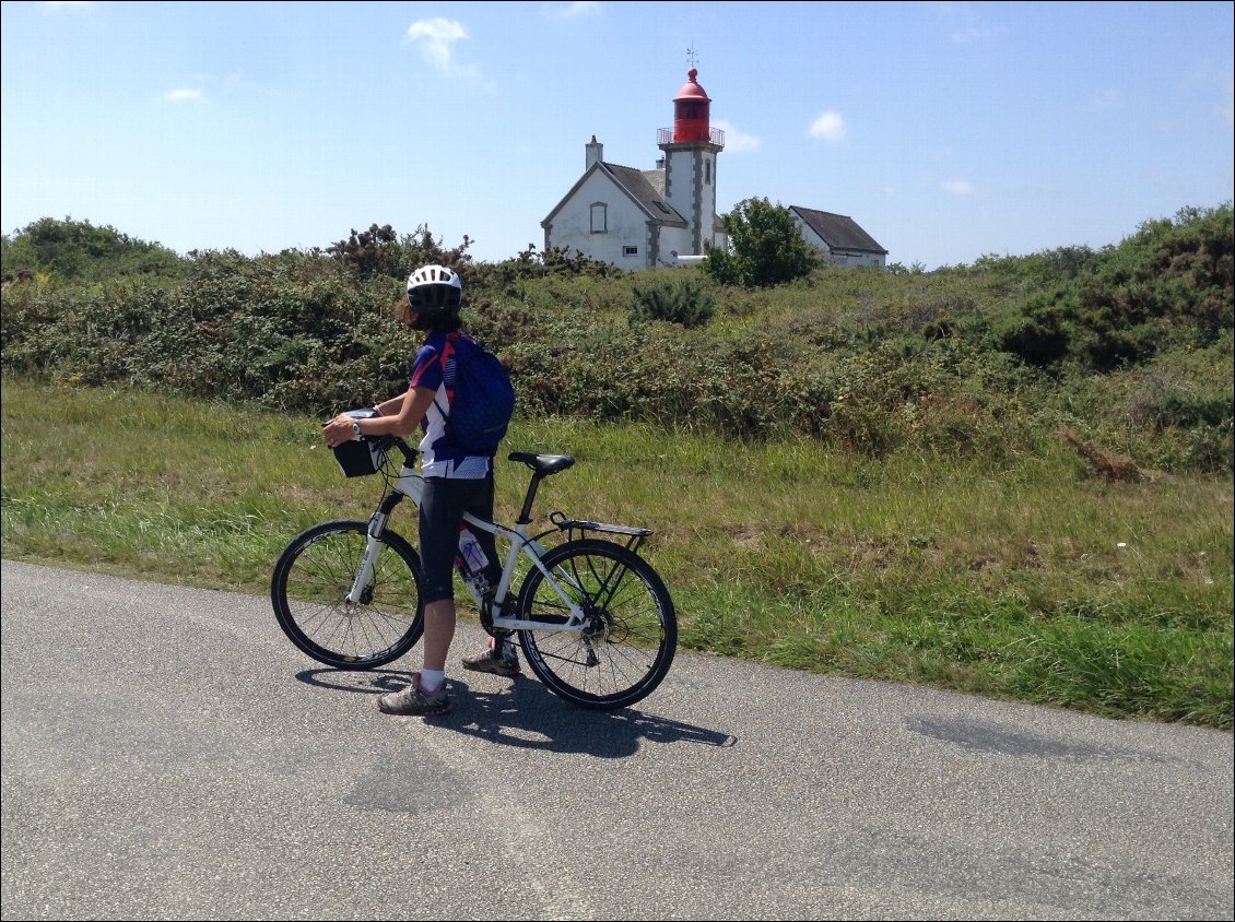 Le phare des galères à la pointe sud de l'île.