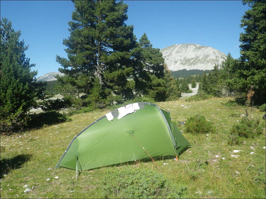 installation au pied du grand Veymont et séchage des couches