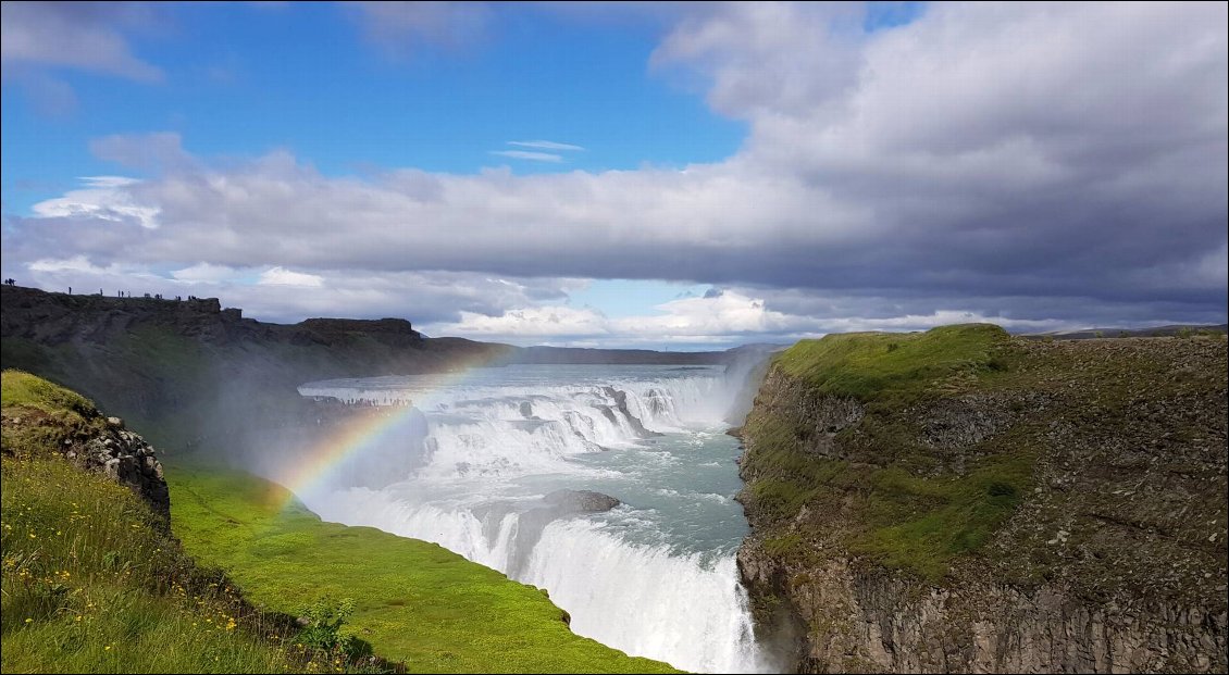 Cascade de Gulfoss en Islande (mois de juillet)
Gaël Vlerick,  voir page FB