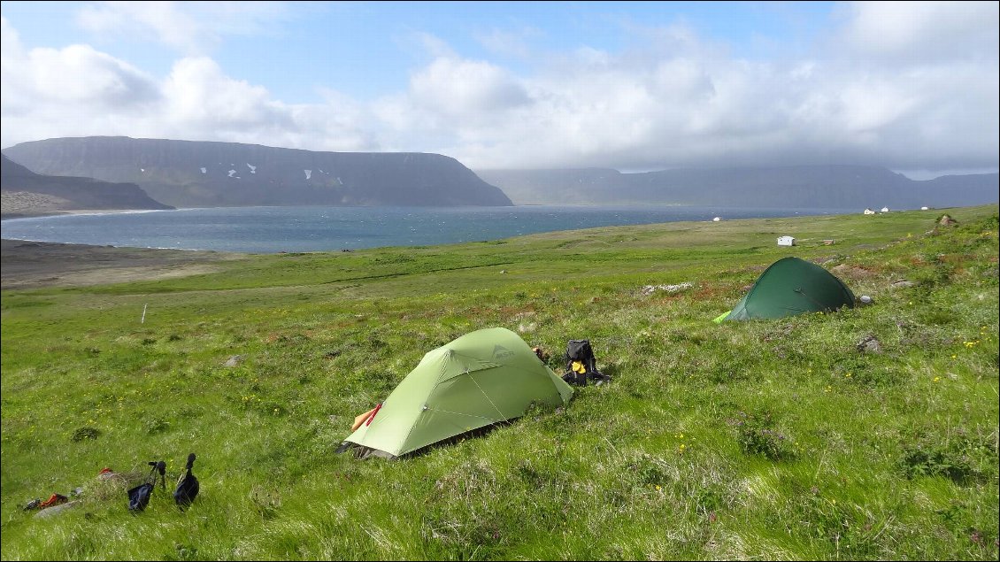 Bivouac dans le Hornstrandir