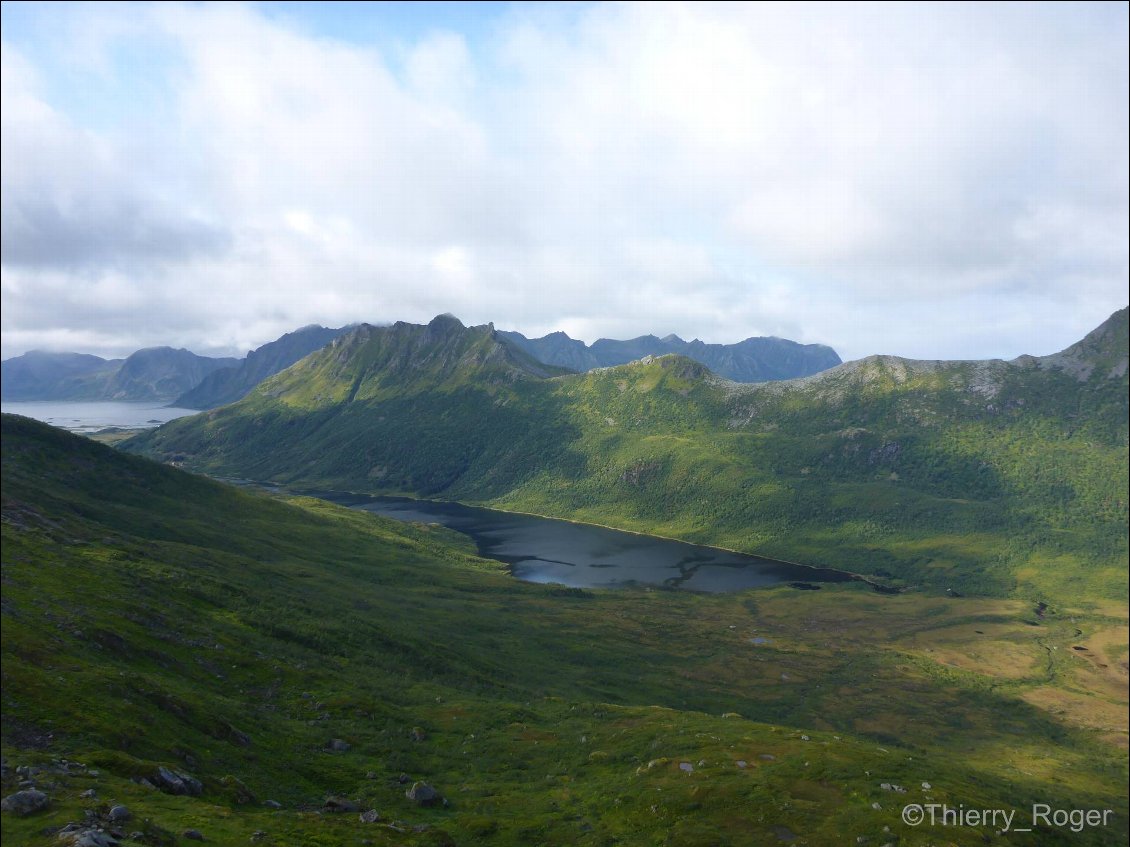 Olderfjorden, bien suivre la trace GPS proposée pour la descente