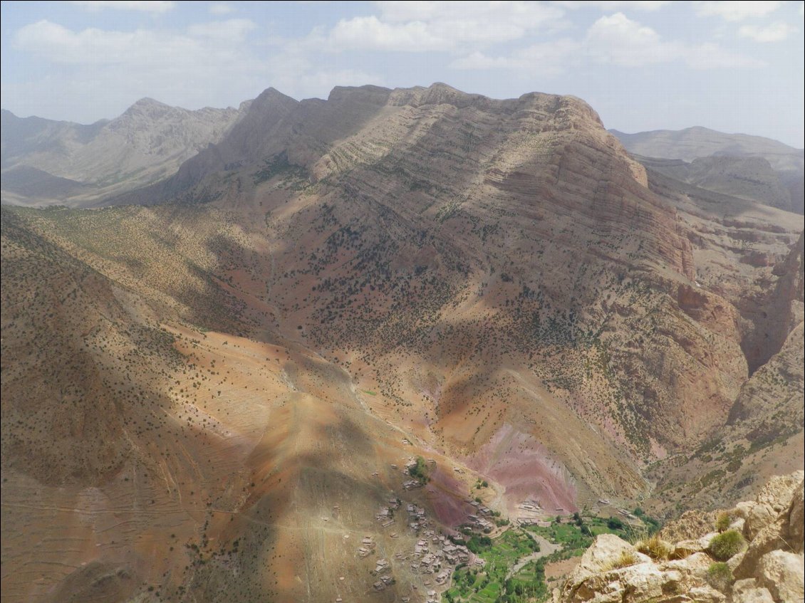 Vue sur Taghia et l’Atlas