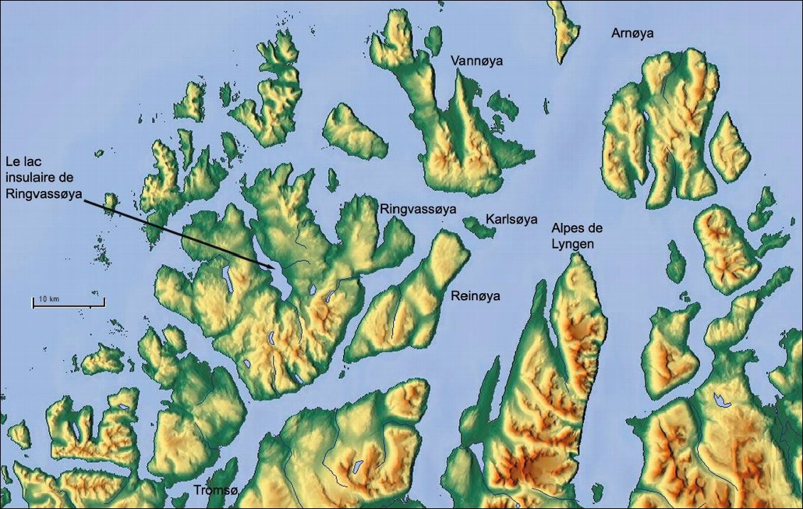 Notre terrain de jeu : l'archipel au nord de Tromsø, non loin des Alpes de Lyngen