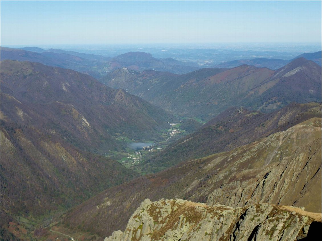 Vue sur la vallée d'Aulus