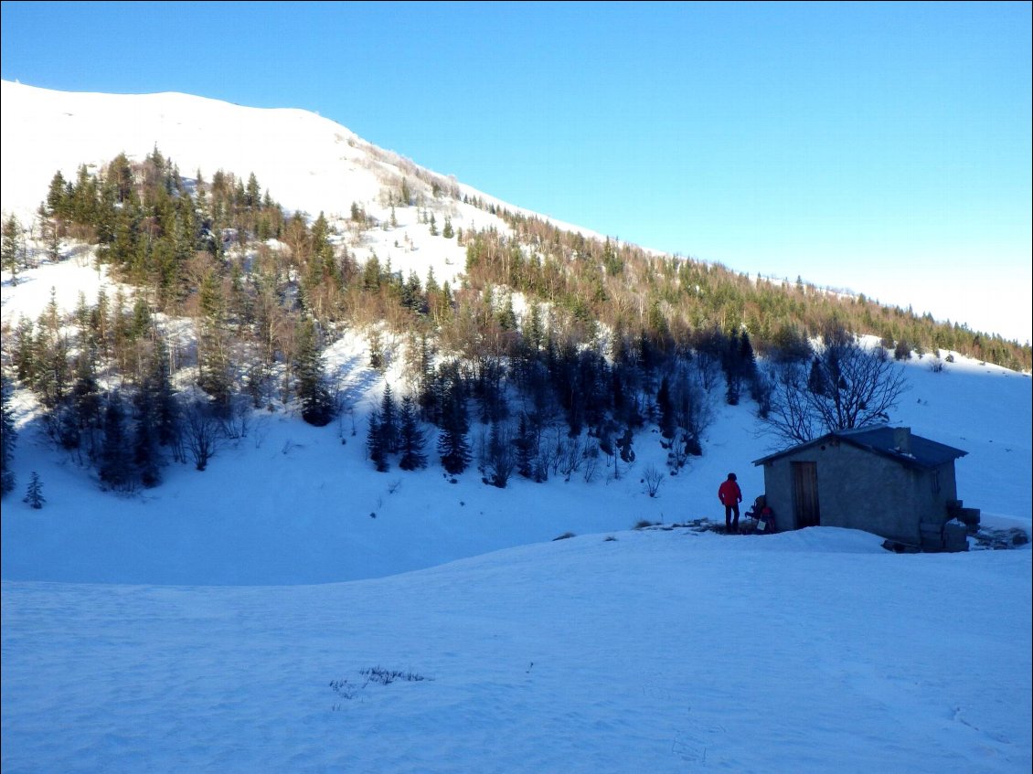 Départ de la cabane d'Esprays