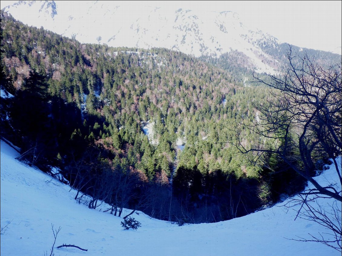 L'Echelle de Balbonne, pas si terrible quand on a des crampons