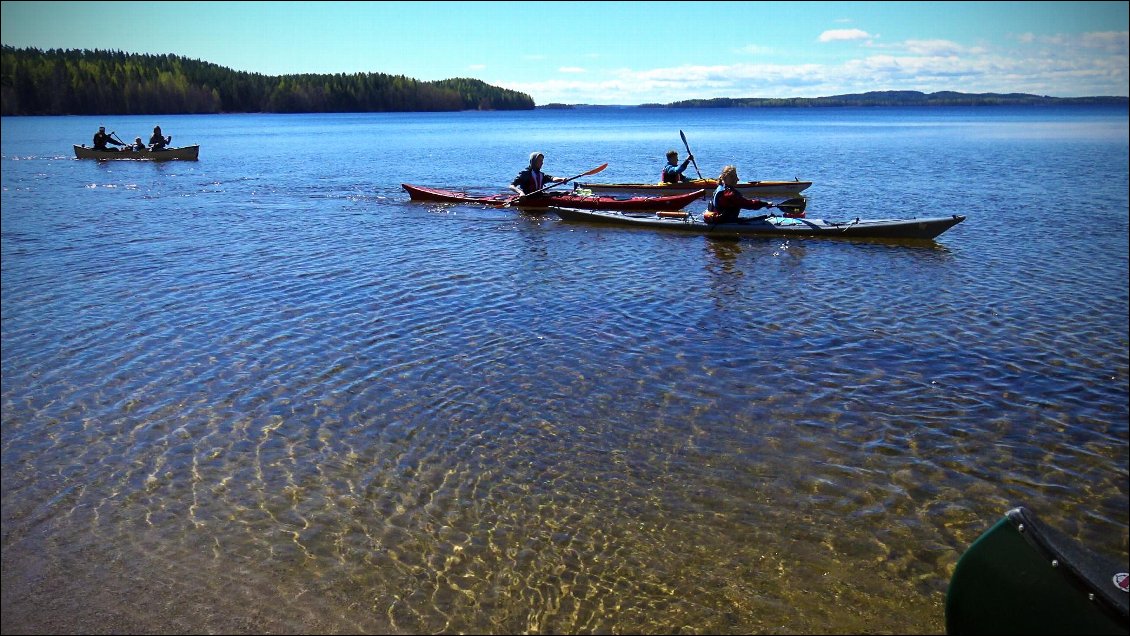 Des Finlandais en Kayak,