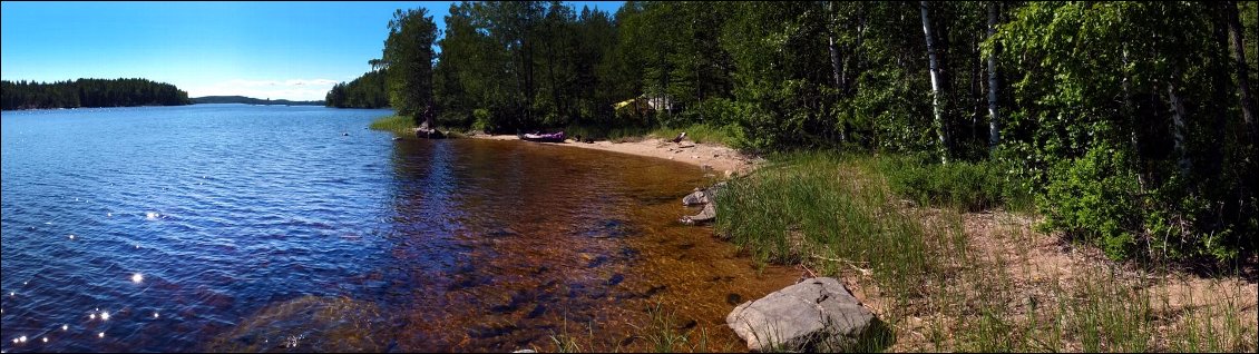 Cette plage existe par le fait, que le niveau d'eau soit un peu bas, c'est donc une sorte de cadeau.