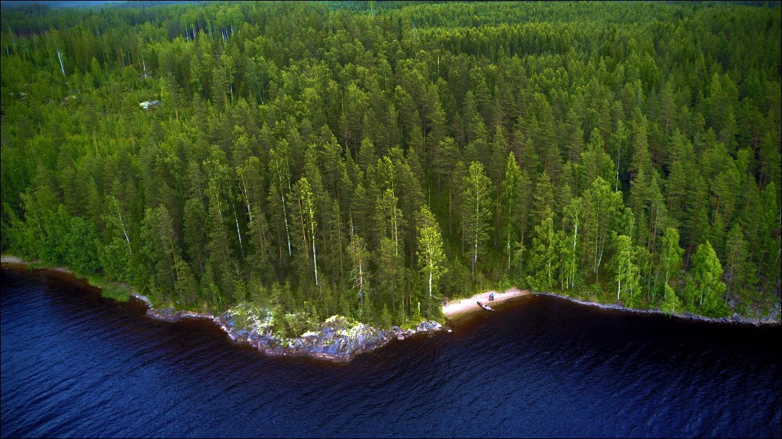 Notre objectif s’était fixé sur une rivière distante d'une quarantaine de kilomètres.