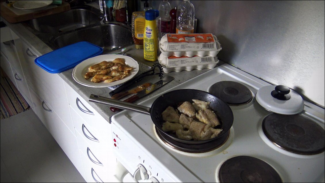 Du poisson aussi, en l’occurrence du brochet pané et frit.
