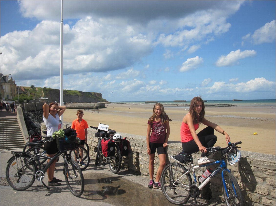 Fin du périple sur la plage!!!!