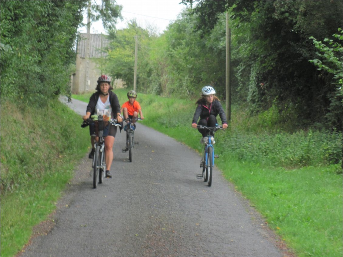 Une ambiance détendue pour les derniers kilomètres...