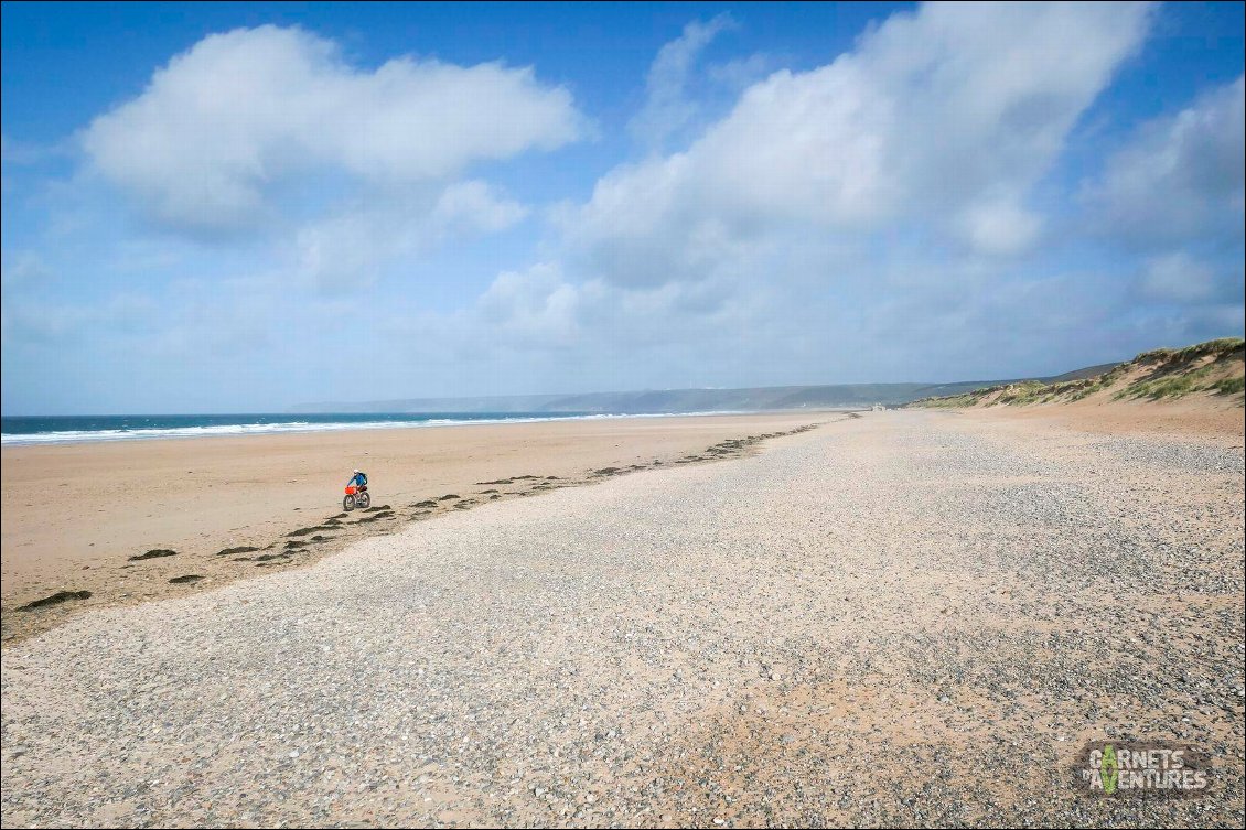 Immensité de l'anse de Vauville.