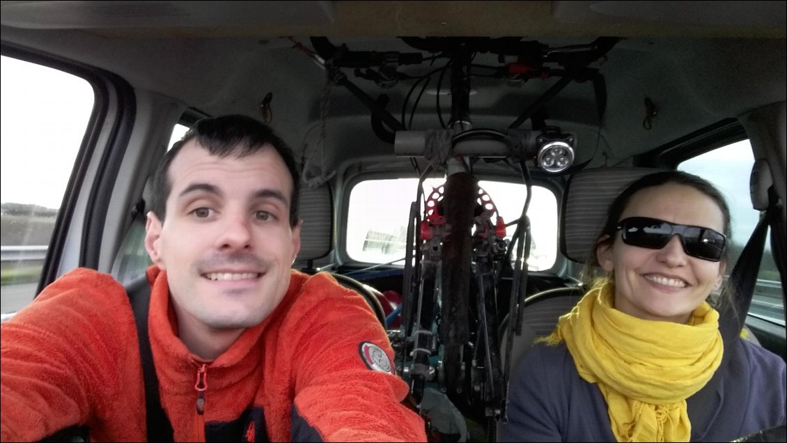 Ding Dong dans la kangoo: c'est parti pour 1200km depuis Lyon