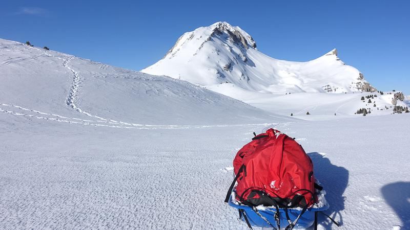 Traversée du Vercors en ski pulka