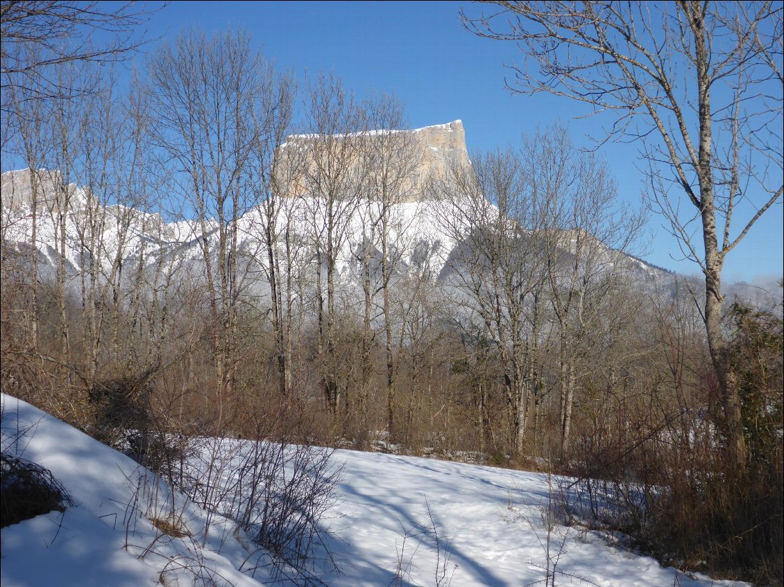 Le Mont Aiguille au départ de Chichilianne