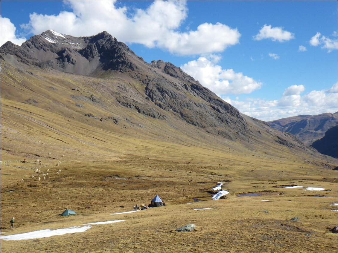 Le campement à Yanamayo