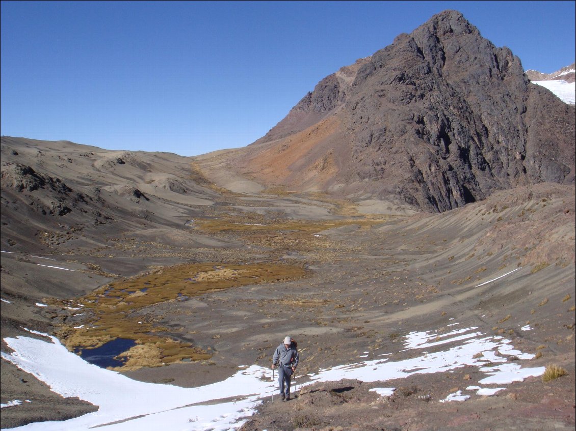 En montant au col du Condor