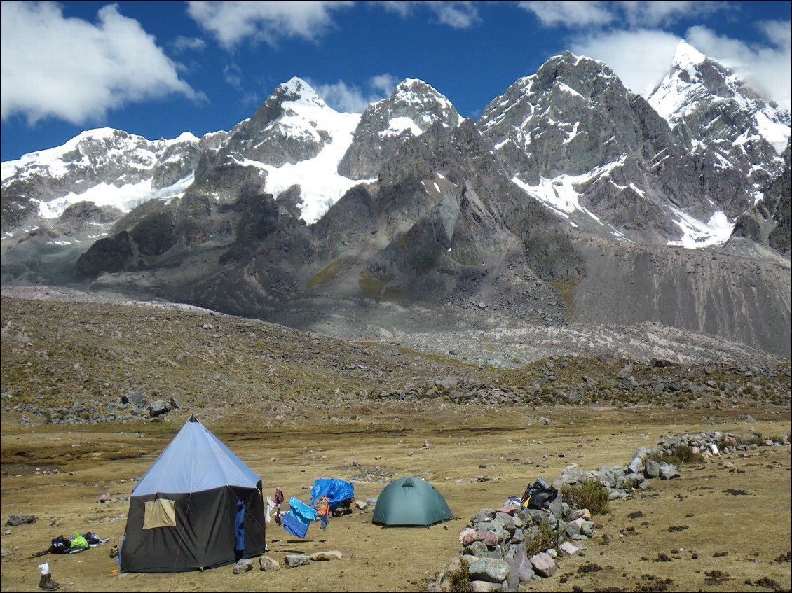 Retour au campement où il fait beau