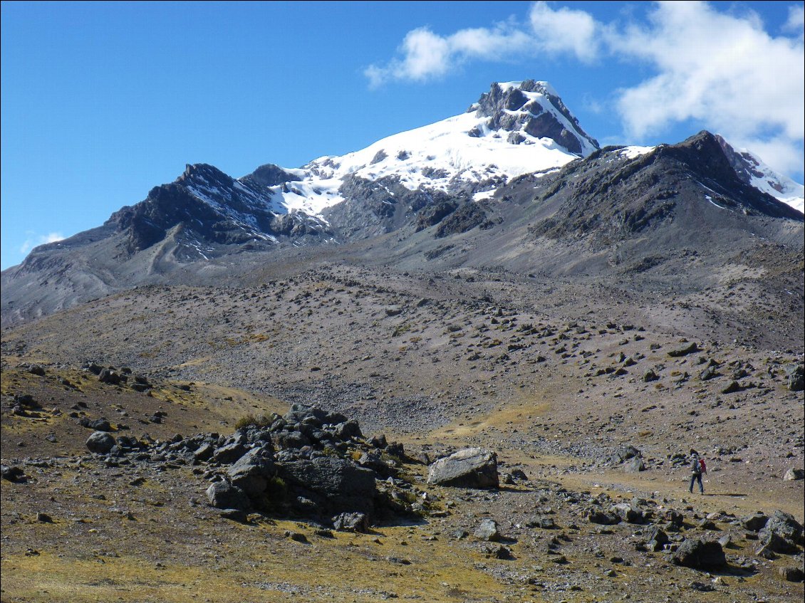 Avec vue sur le Nevado Mariposa