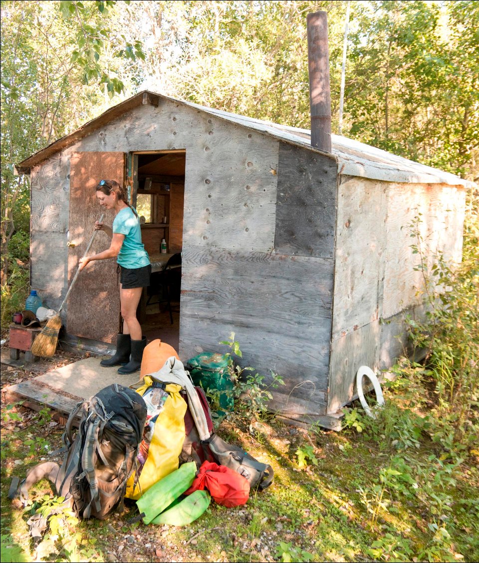 une cabane de trappeur Grand Lac des esclaves