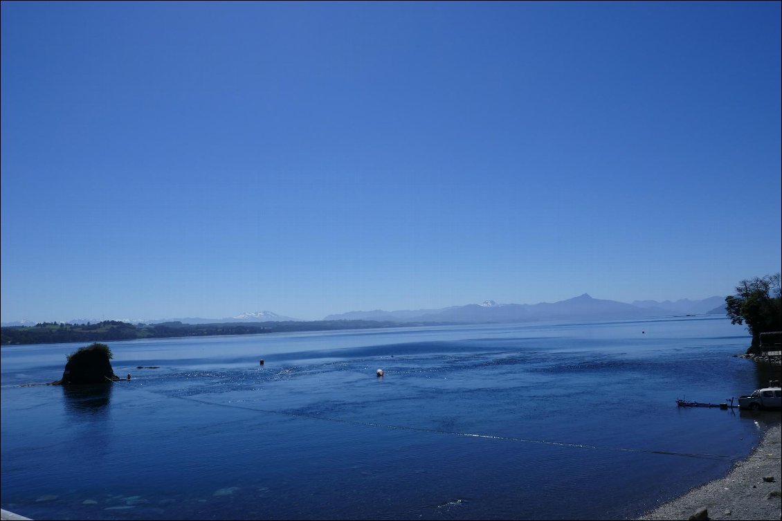 Arrivée près du lac Rupanco.