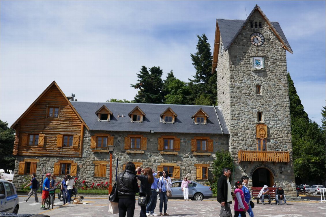 San Carlos de Bariloche : place centrale.