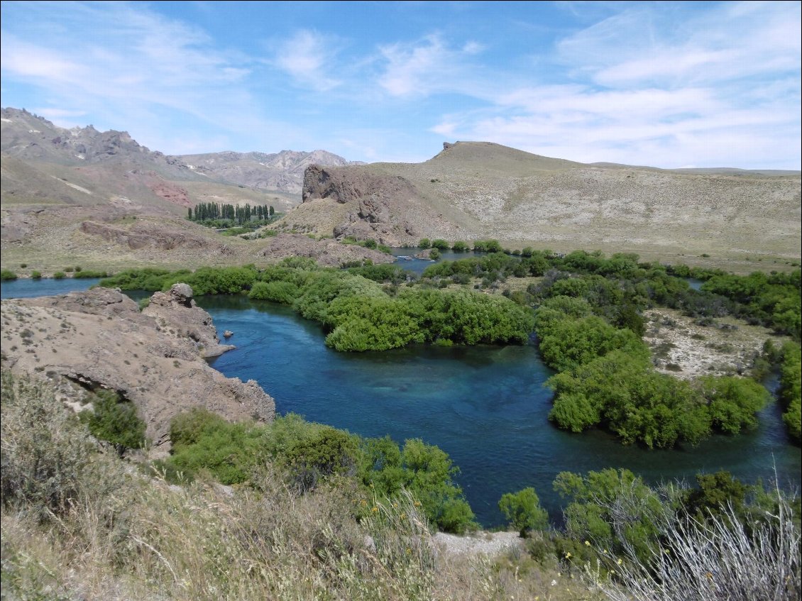 Le long du rio Limay.