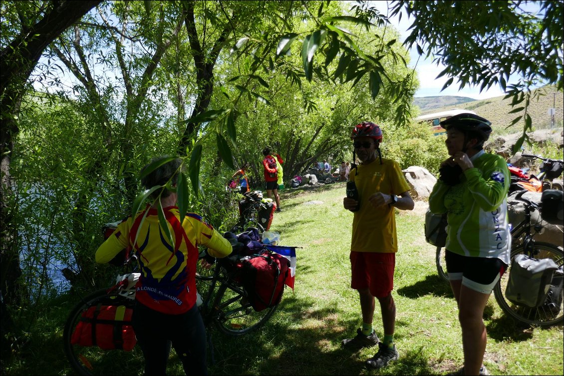 Pause au bord du rio Malleo