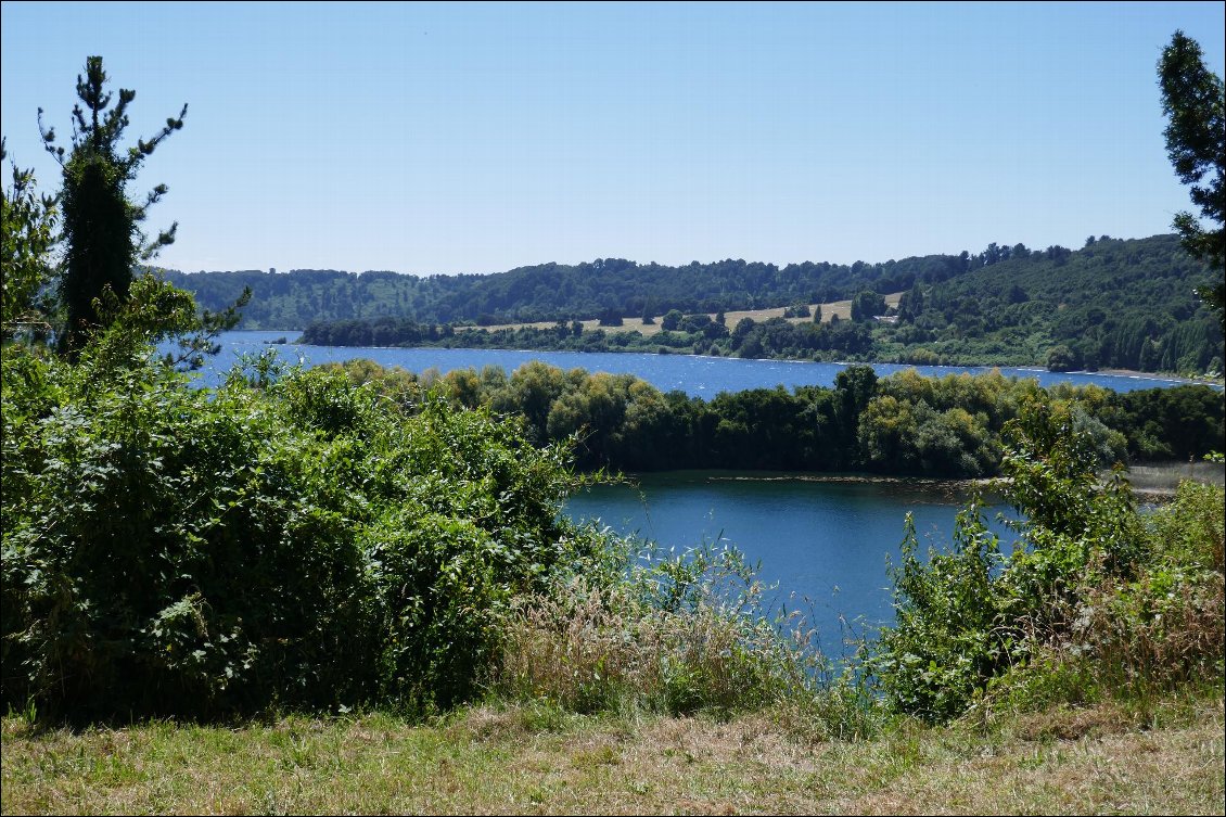 Arrivée près du lac de Llanquihue.