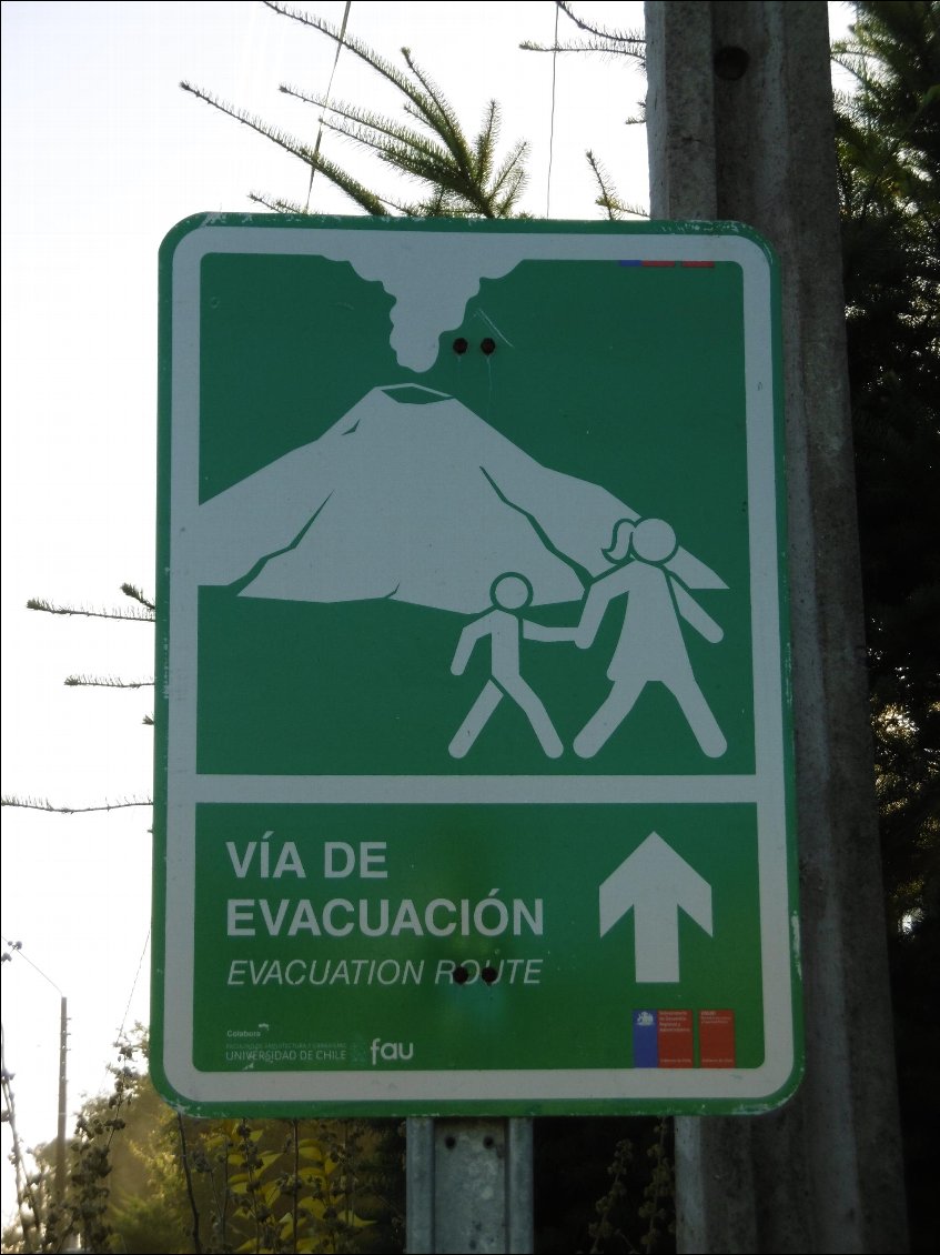 Ne pas oublier que le volcan Osorno peut se réveiller.